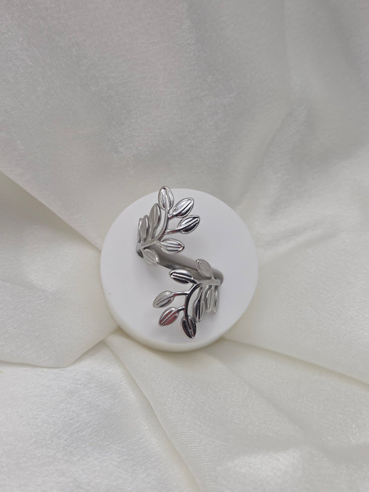 Leaf Silver Ring