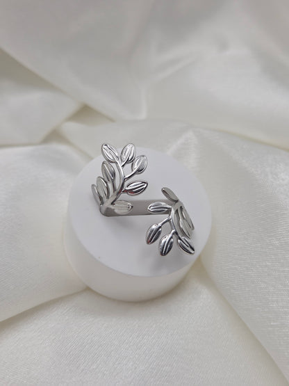 Leaf Silver Ring